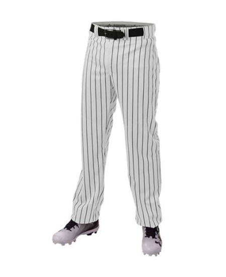 655WPN Alleson Athletic Crush Pinstripe Pants   Stylish Pinstripe Baseball Pants