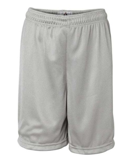 Badger Youth Mini Mesh 6   Inseam Shorts 2237 Mesh Sports Shorts for Active Youth