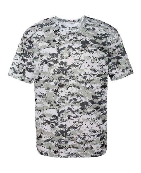 Badger Digital Camo TShirt 4180 Digital Camo TShirt for Boys