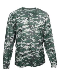 Badger Youth Digital Camo Long Sleeve TShirt 2184