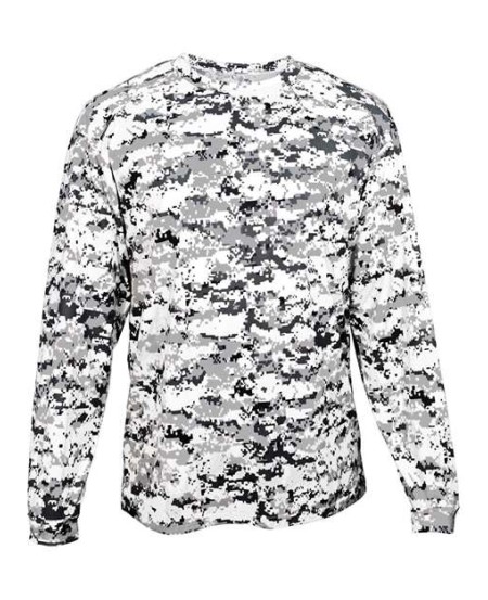 Badger Youth Digital Camo Long Sleeve TShirt 2184