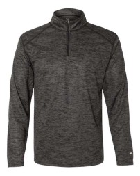 Badger Tonal Blend QuarterZip Pullover 4172 QuarterZip Pullover for Active Wear