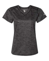 Badger Women s Tonal Blend VNeck TShirt 4175 VNeck TShirt for Women