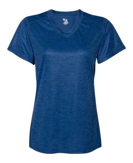 Badger Women s Tonal Blend VNeck TShirt 4175 VNeck TShirt for Women