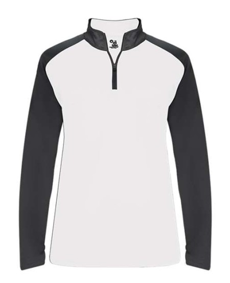 Badger Ultimate SoftLock    Women s Sport QuarterZip Pullover 4008 Women s QuarterZip Pullover for Active Wear