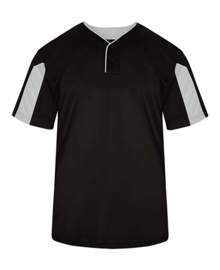 2976 Alleson Athletic Youth Striker Placket   Youth Placket Jersey for Striking Performance