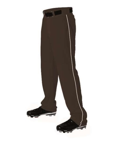 605WLB Alleson Athletic Baseball Pants with Braid   Baseball Pants with Stylish Braid Design