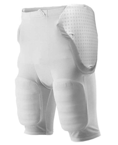 695PG Alleson Athletic Five Pad Football Girdle   Football Girdle with Five Pads for Maximum Protection