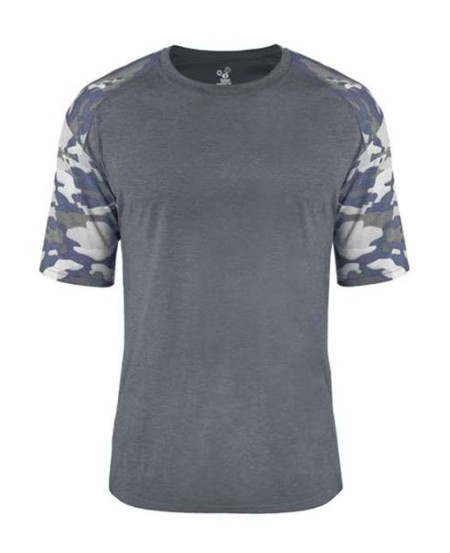 Badger Vintage Camo Sport Triblend TShirt 4970 Vintage Camo Triblend TShirt for Boys