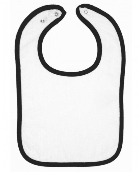 Rabbit Skins 1003   Infant Contrast Trim Terry Bib