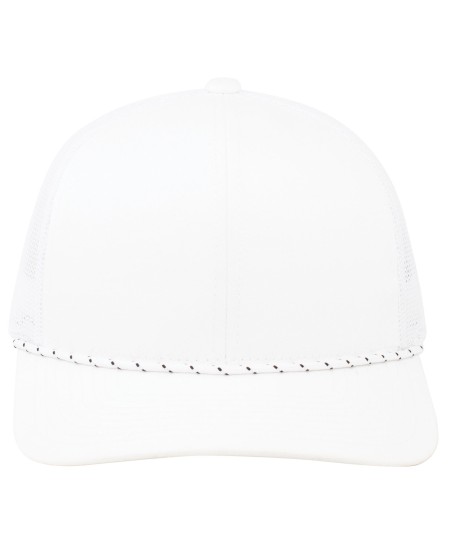 Pacific Headwear 104BR   Trucker Snapback Braid Cap