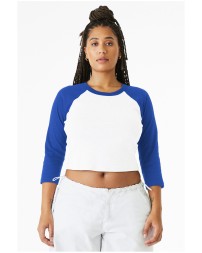 Bella + Canvas 1200   Ladies' Micro Ribbed 3/4 Raglan Baby Tee