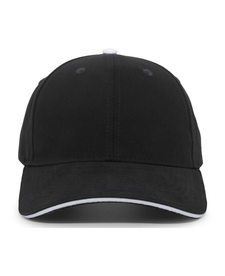 Pacific Headwear 121C Brushed Twill Cap With Sandwich Bill