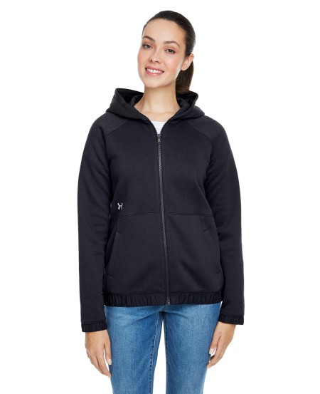 Under Armour 1351229 Ladies' Hustle Full-Zip Hooded Sweatshirt