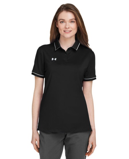 Under Armour 1376905   Ladies' Tipped Teams Performance Polo