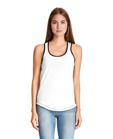 Next Level Apparel 1534 Ladies' Ideal Colorblock Racerback Tank