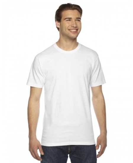 American Apparel 2001   Unisex Fine Jersey Short-Sleeve T-Shirt