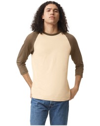 American Apparel 2003CVC Unisex CVC Raglan T-Shirt