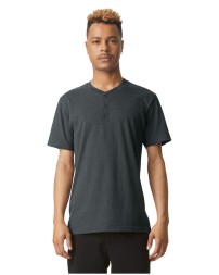 American Apparel 2004CVC Unisex CVC Henley T-Shirt