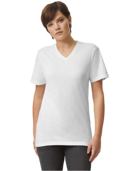 American Apparel 2006CVC Unisex CVC V-Neck T-Shirt