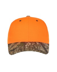 Outdoor Cap 202IS Camo Bill Solid Back Twill Cap