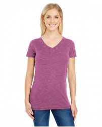 Threadfast Apparel 208B   Ladies' Vintage Dye Short-Sleeve V-Neck T-Shirt