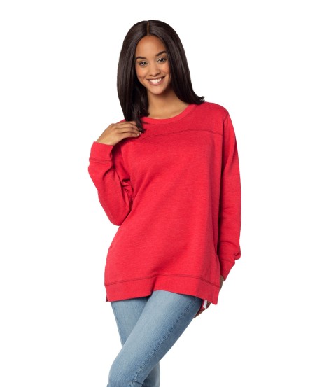 chicka-d 2113CK Ladies' Bato Basics Fleece Tunic