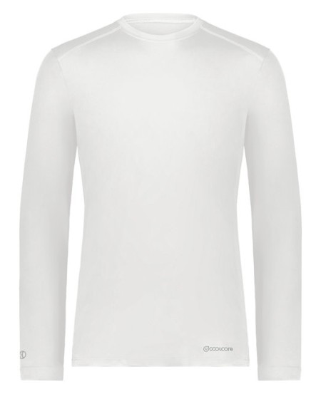 Holloway 222138 Adult Essential Long Sleeve T-Shirt Powered By Coolcore