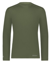 Holloway 222138 Adult Essential Long Sleeve T-Shirt Powered By Coolcore