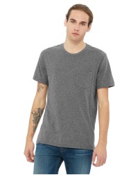 Bella  Canvas 3021 Men's Jersey Short-Sleeve Pocket T-Shirt