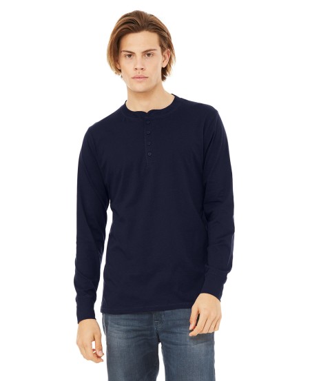 Bella  Canvas 3150 Men's Jersey Long-Sleeve Henley