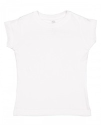 Rabbit Skins 3316   Toddler Girls' Fine Jersey T-Shirt