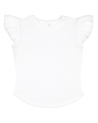 Rabbit Skins 3339   Toddler Flutter Sleeve T-Shirt