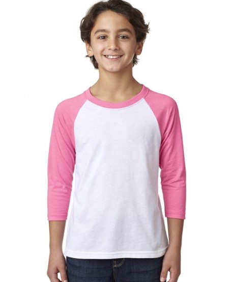 Next Level Apparel 3352   Youth CVC 3/4-Sleeve Raglan