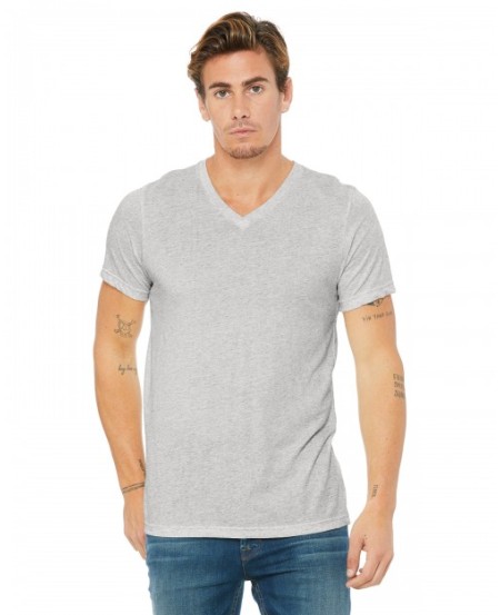 Bella + Canvas 3415C   Unisex Triblend V-Neck T-Shirt