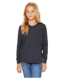 Bella  Canvas 3501YCV Youth Heather CVC Long-Sleeve T-Shirt