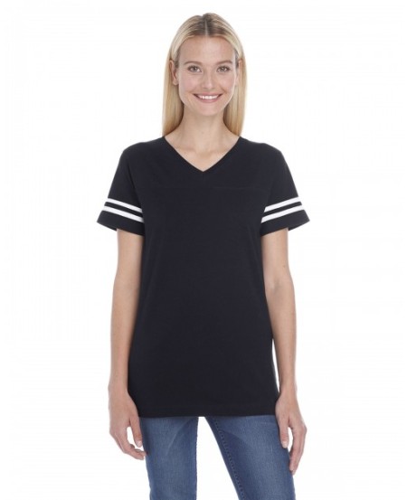 LAT 3537   Ladies' Football T-Shirt