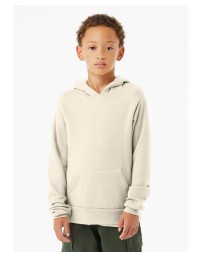 Bella  Canvas 3719Y Youth Sponge Fleece Pullover Hooded Sweatshirt