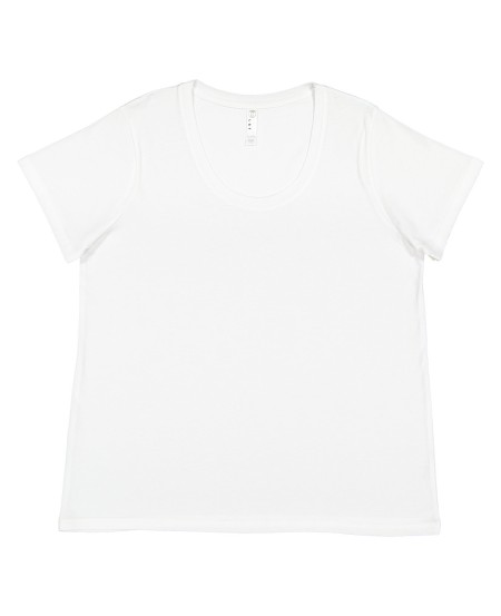 LAT 3816   Ladies' Curvy Fine Jersey T-Shirt