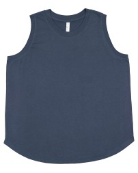 Live and Tell by LAT 3892LA Ladies' Curvy Relaxed Tank