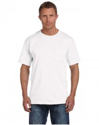 Fruit of the Loom 3931P   Adult HD Cotton Pocket T-Shirt