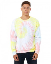 Bella + Canvas 3945RD   FWD Fashion Unisex Tie-Dye Pullover Sweatshirt