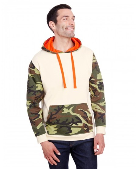 Code Five 3967   Men's Fashion Camo Hooded Sweatshirt