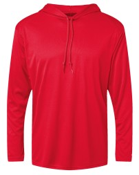 Badger 4105 Unisex B-Core Long-Sleeve Performance Hooded T-Shirt