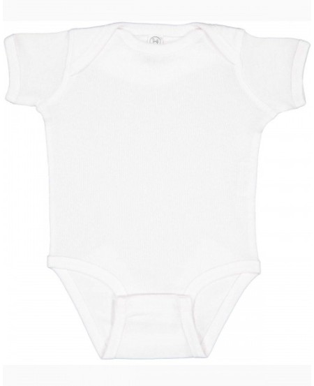 Rabbit Skins 4400   Infant Baby Rib Bodysuit