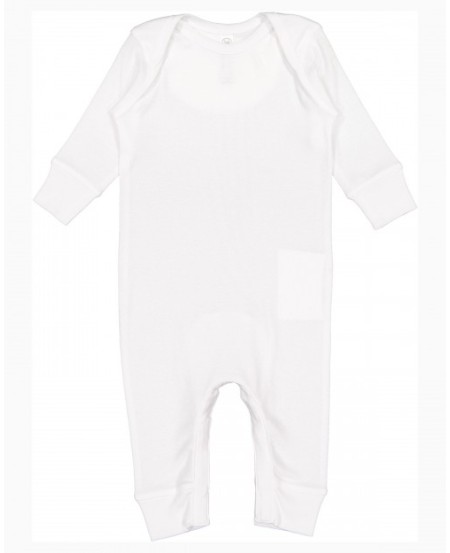 Rabbit Skins 4412   Infant Baby Rib Coverall