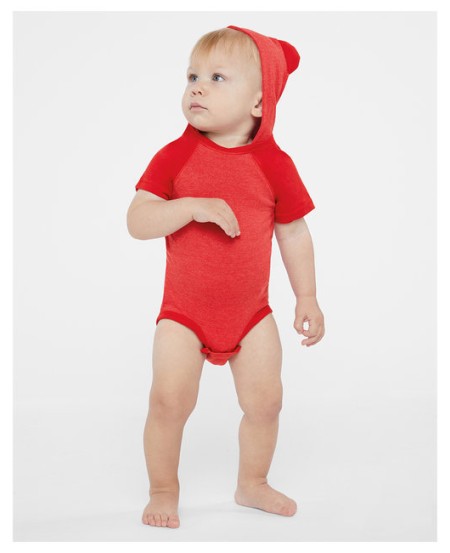 Rabbit Skins 4417   Infant Character Hooded Bodysuit with Ears