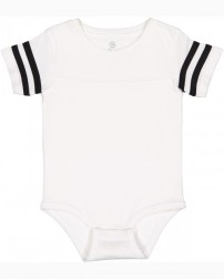 Rabbit Skins 4437   Infant Football Bodysuit