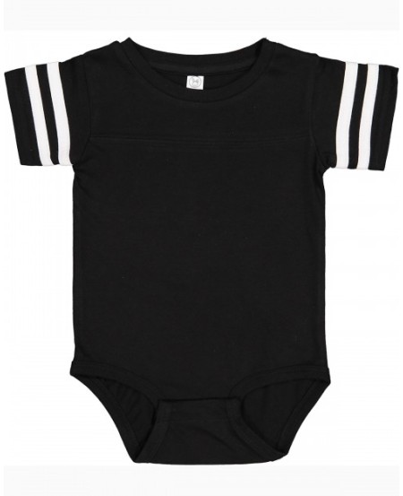 Rabbit Skins 4437   Infant Football Bodysuit