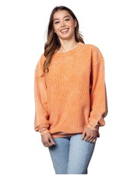 chicka-d 443CK Ladies' Corded Crew Sweatshirt